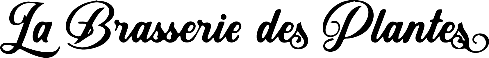 La braserie des plantes logo noir